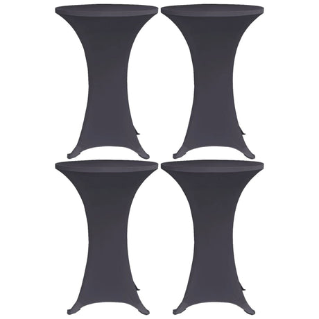Vidaxx borddæksel stretch 4 stk 70 cm antracit