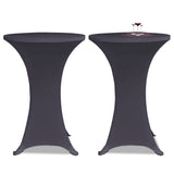 Vidaxx borddæksel stretch 4 stk 70 cm antracit