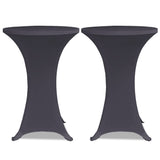 Vidaxx borddæksel stretch 4 stk 70 cm antracit