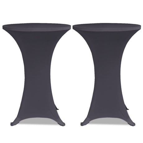 Vidaxx borddæksel stretch 4 stk 70 cm antracit