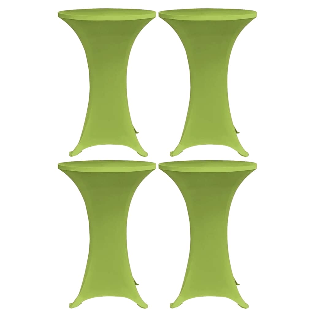 Vidaxx borddæksel stretch 4 stk 60 cm grøn