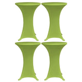 Vidaxx borddæksel stretch 4 stk 60 cm grøn