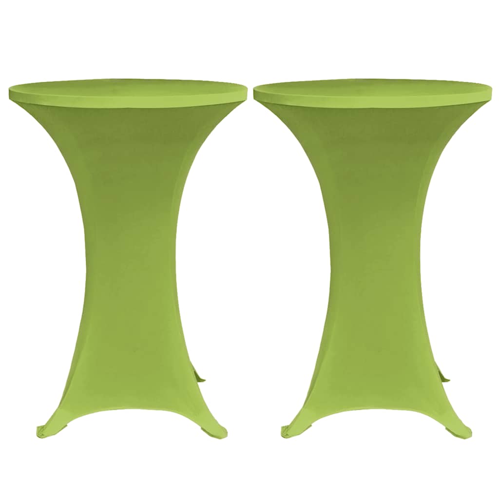 Vidaxx borddæksel stretch 4 stk 60 cm grøn