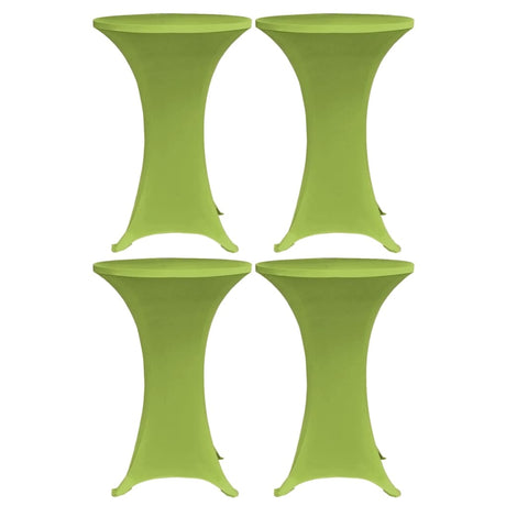 Vidaxx borddæksel stretch 4 stk 80 cm grøn