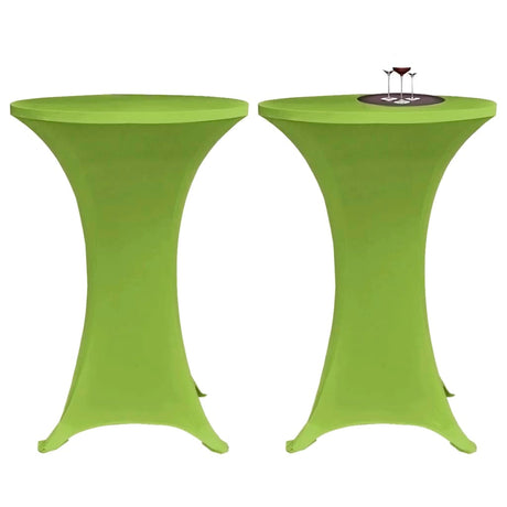 Vidaxx borddæksel stretch 4 stk 80 cm grøn