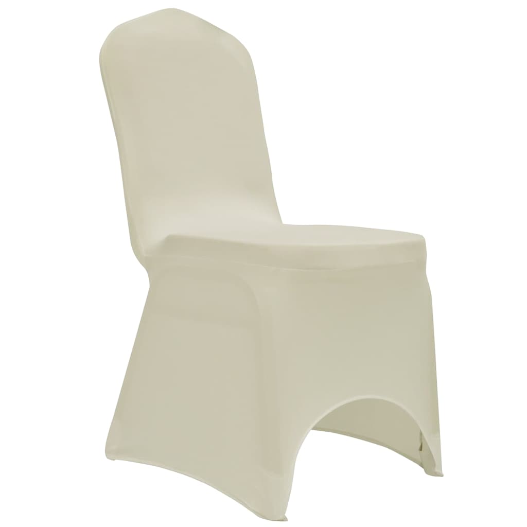 VidaXL sædebetræk stretch 12 stk creme