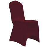 VidaXL stolebetræk stretch 12 stk bordeaux rød