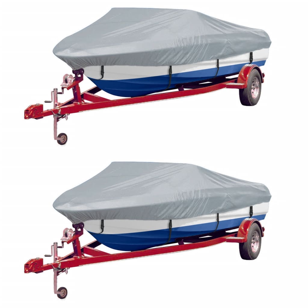 Vidaxxl bådovertræk 2 stk 427-488x173 cm grå