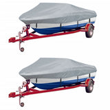 Vidaxxl bådovertræk 2 stk 427-488x229 cm grå