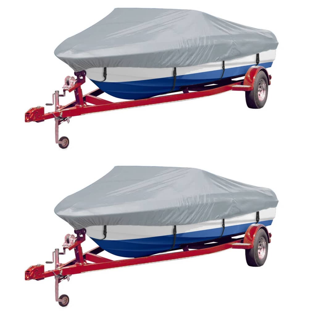 Vidaxxl bådovertræk 2 stk 519-580x294 cm grå