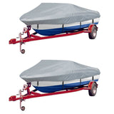 Vidaxxl bådovertræk 2 stk 610-671x254 cm grå