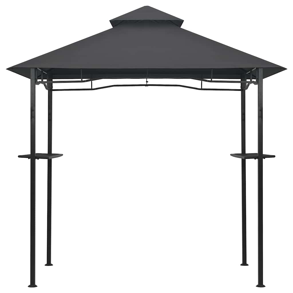 Vidaxl Barbecue Pavilion 240x150x255 cm stål antracit