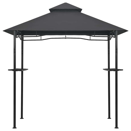 Vidaxl Barbecue Pavilion 240x150x255 cm stål antracit