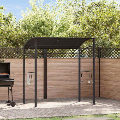 Vidaxx grillpavillon 215x150x220 cm stål antracit