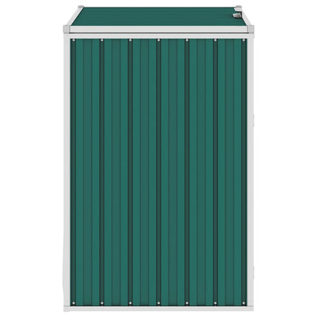 Vidaxx affaldsbeholder opbevaring 72x81x121 cm stålgrøn