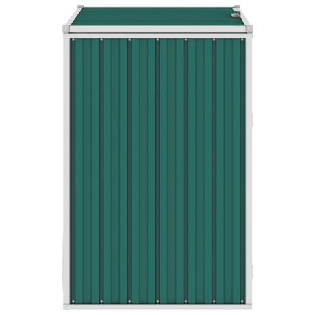 Vidaxx affaldsbeholder opbevaring 72x81x121 cm stålgrøn