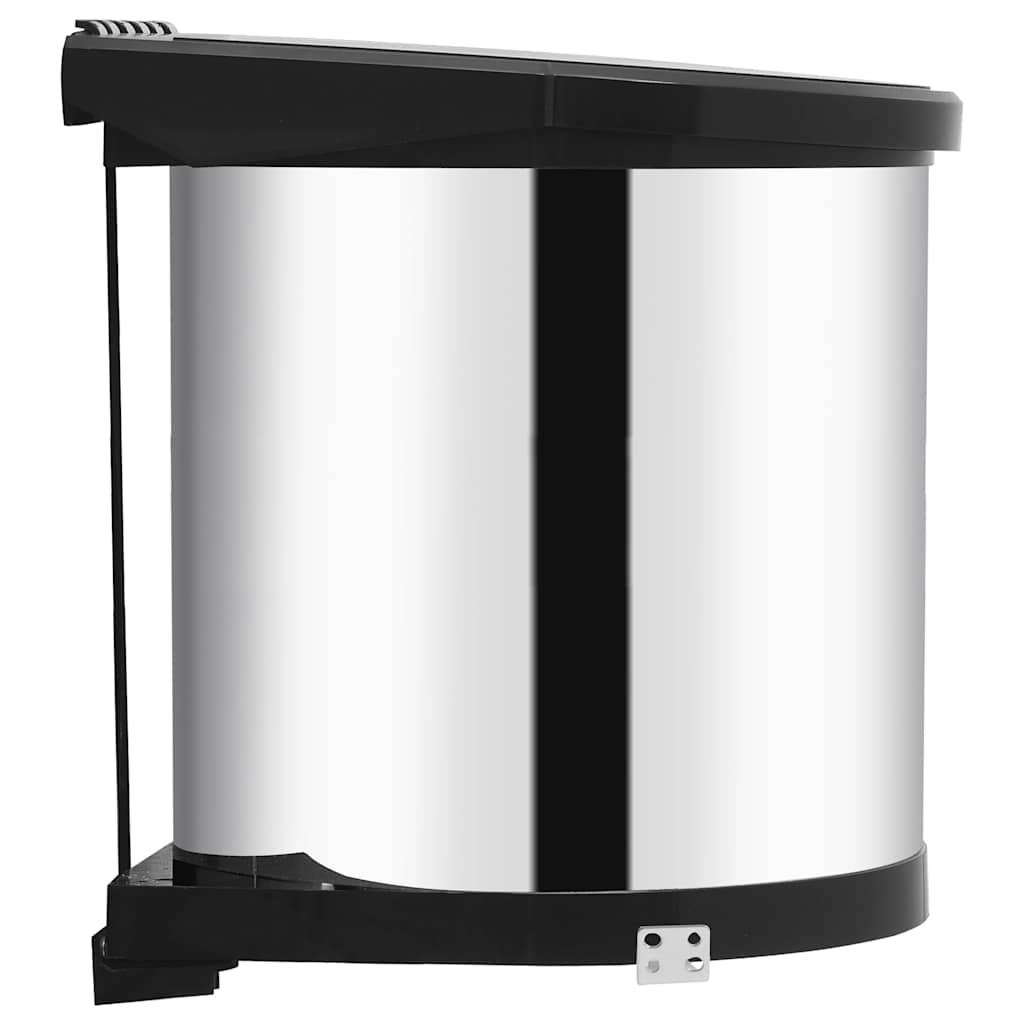 Vidaxl Kitchen Fyldt kode Inbentet 12 L rustfrit stål