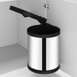 Vidaxl Kitchen Fyldt kode Inbentet 12 L rustfrit stål