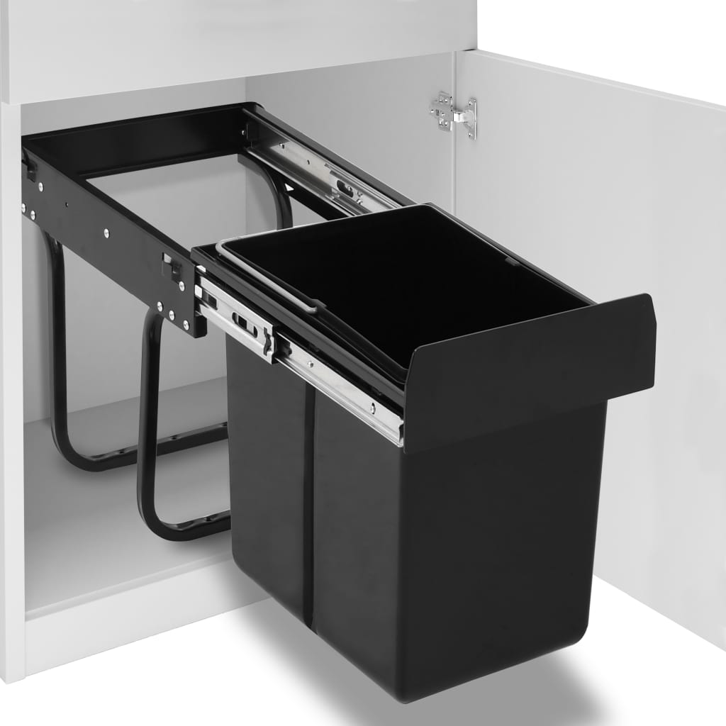Vidaxl indbygget bin ekstrazingly soft-close 20 l