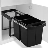 Vidaxl indbygget bin ekstrazingly soft-close 48 l