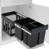Vidaxl indbygget bin ekstrazingly soft-close 48 l