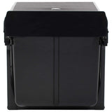 Vidaxl indbygget bin ekstrazingly soft-close 48 l