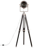 Vidaxx gulvlampe stativ 171 cm massiv mangotræ sort