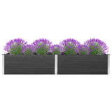 Vidaxl Planning Box hævet 300x100x54 cm HKC Gray