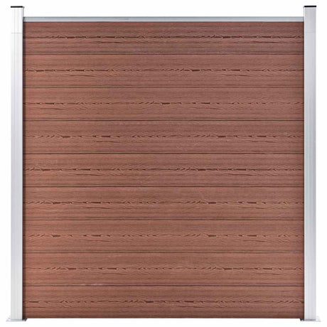 VidaXL hegn 180x186 cm hkc brun