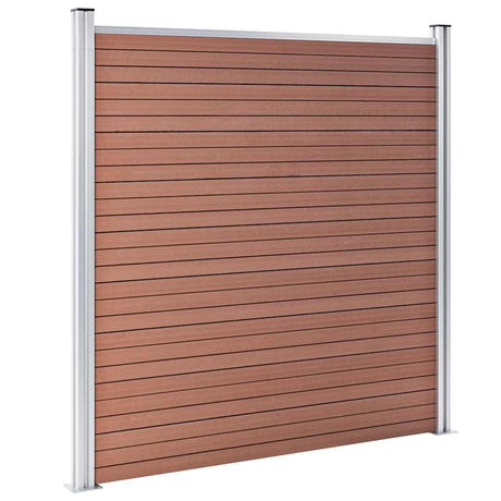 VidaXL hegn 180x186 cm hkc brun