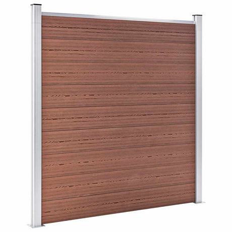 VidaXL hegn 180x186 cm hkc brun
