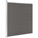 Vidaxl hegn 175x186 cm HKC grå