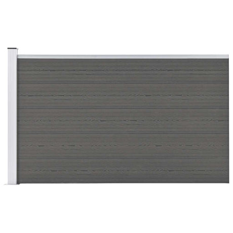Vidaxl hegn 175x105 cm HKC grå