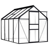 Vidaxl Tuinkas 4,75 m² aluminium Anthracite -farvet