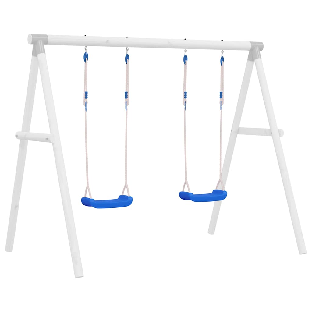 Vidaxl Swing Seats 2 st med reb 37x15 cm polyethylenblå