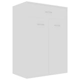 Vidaxl Shoe Cabinet 60x35x84 cm Property Wood White