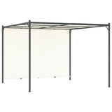 Vidaxl pergola med justerbar tag 3x3 m stålcreme hvid