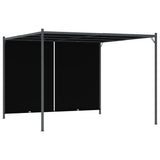 Vidaxl pergola med udvideligt tag 3x3 m antracit