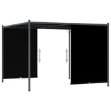 Vidaxl pergola med udvideligt tag 3x3 m antracit