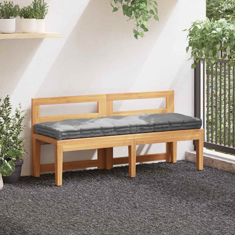 Vidaxx pallegulvpude 120x40x7 cm bomuldsgrå