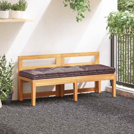 Vidaxx palle gulvpude 120x40x7 cm bomuld taupe