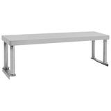 Vidaxx forhøjelse til arbejdsbord 120x30x35 cm rustfrit stål