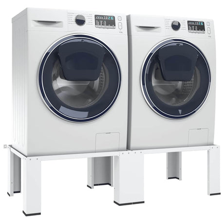 Vidaxl Washing Machine and Dryer Hoger Double White