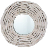 Vidaxl spejle 3 st 15 cm kurv hvid