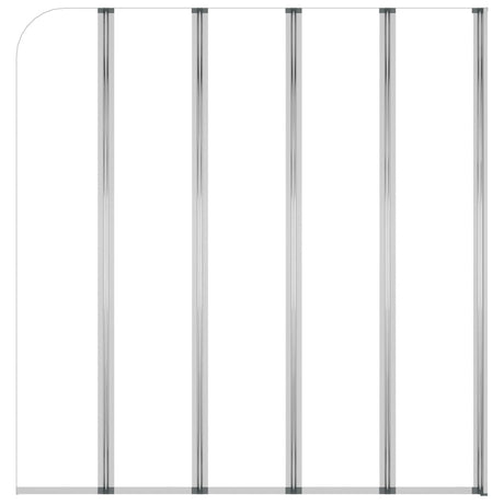 Vidaxl Bath Wall 120x140 cm hærdet glas gennemsigtig
