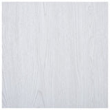 Vidaxl Floorboards Selvlavt 5,11 m² PVC White