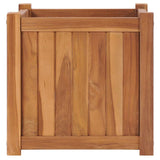 VidaXL plantekasse hævet 40x40x40 cm massiv teaktræ