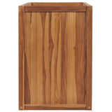 Vidaxl planter hævede 100x50x70 cm fast teak træ