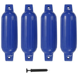 Vidaxl bootstoot puder 4 stk 41x11,5 cm pvc blå