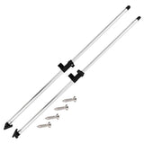 VidaXL bimini topstøttestænger 2 stk aluminium